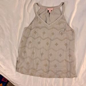 St Tropez West 100% linen tank